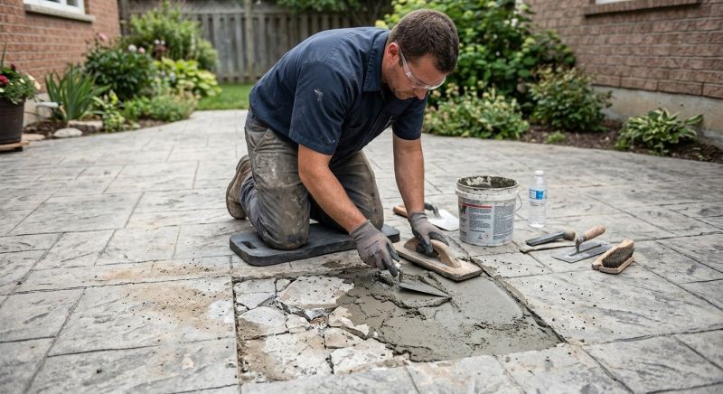 Decorative Concrete Repair in Boca Raton, FL